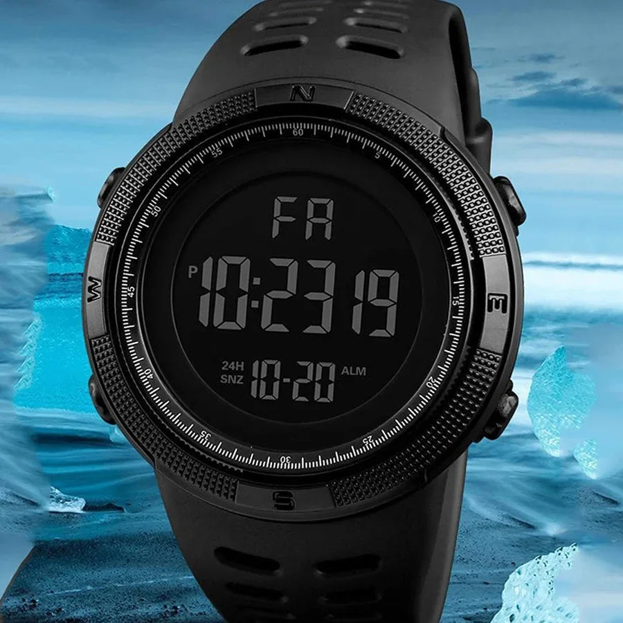 Reloj Deportivo Digital Multifunción con Luz LED